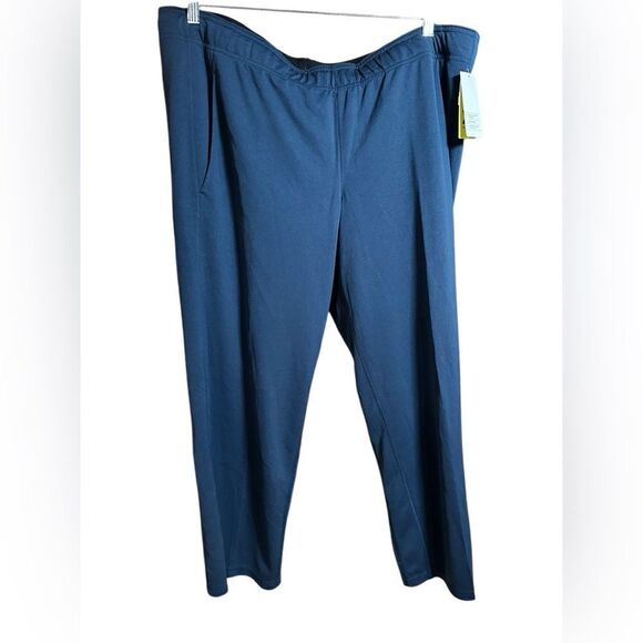 NWT All In Motion Plus Size NAVY Athletic Training Pants Drawstring Waist - XXL - Picture 2 of 7